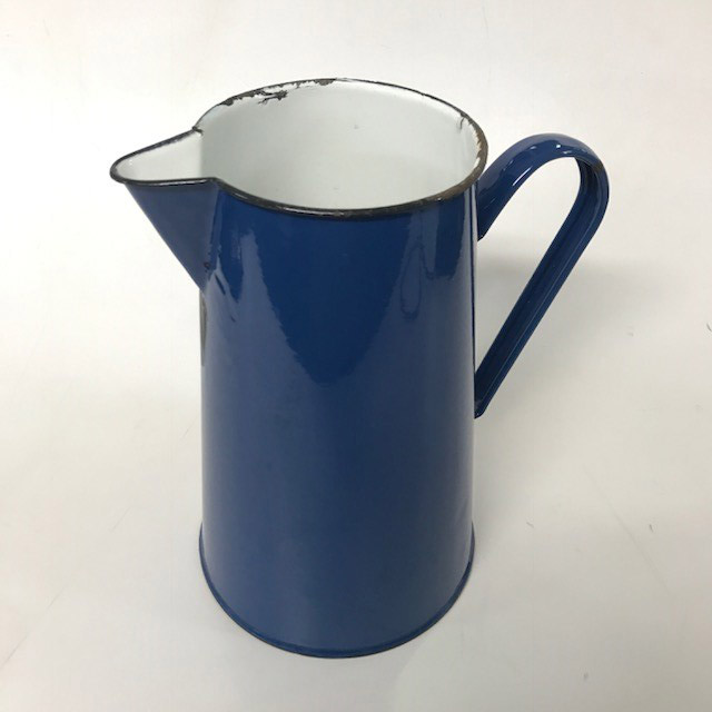 JUG, Blue Enamel